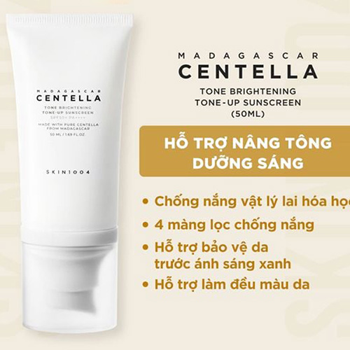 Hình ảnh minh họa củaKem chống nắng Skin1004 Madagascar Centella Tone Brightening Tone-up Suncreen 50ml