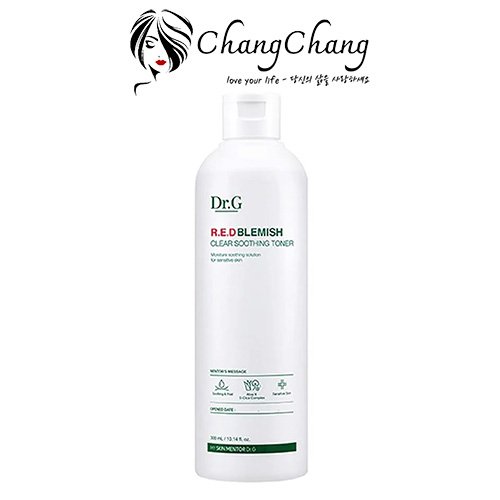 Nước Hoa Hồng Dưỡng Ẩm Làm Dịu Da Dr.G R.E.D Blemish Clear Soothing Toner 300ml