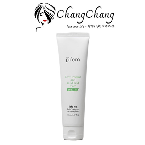 Sữa Rửa Mặt Dưỡng ẩm, Dịu Nhẹ Make P:rem Safe Me Relief Moisture Cleansing Foam