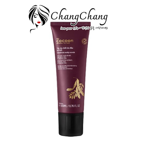 Tẩy Tế Bào Chết Da Đầu Cocoon Bồ Kết Hỗ Trợ Giảm Gàu, Tóc Phồng Gleditsia Scalp Scrub 200ml