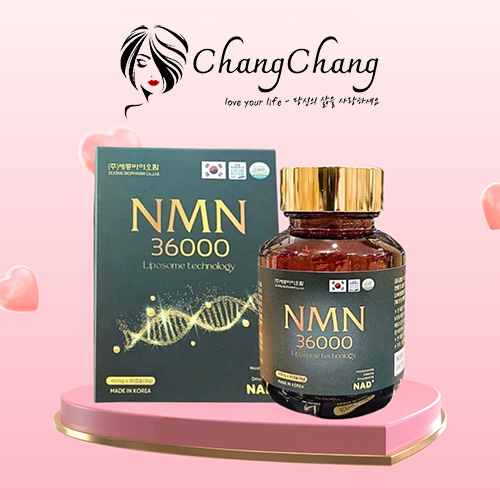 Viên Uống NMN 36000+ Sejong GC Hàn Quốc Hộp 90 Viên Giúp Đẹp Da Chống Lão Hoá, Tăng Cường Sức Khoẻ