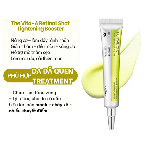 Hình ảnh minh họa củaKem dưỡng Ngăn Ngừa Lão Celimax Retinal Shot Tightening Booster 15ml