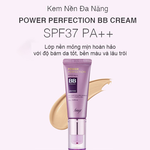 Hình ảnh minh họa củaKem nền đa năng Power Perfection BB Cream SPF37 PA++ fmgt The Face Shop (20g)