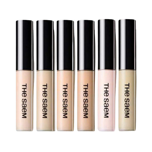 Hình ảnh minh họa củaKem Che Khuyết Điểm The Saem Cover Perfection Tip 1.5 Natural Beige Da Tự Nhiên 6.5g - Che Phủ Khuyết Điểm Tự Nhiên, Duy Trì Lớp Trang Điểm Suốt Ngày