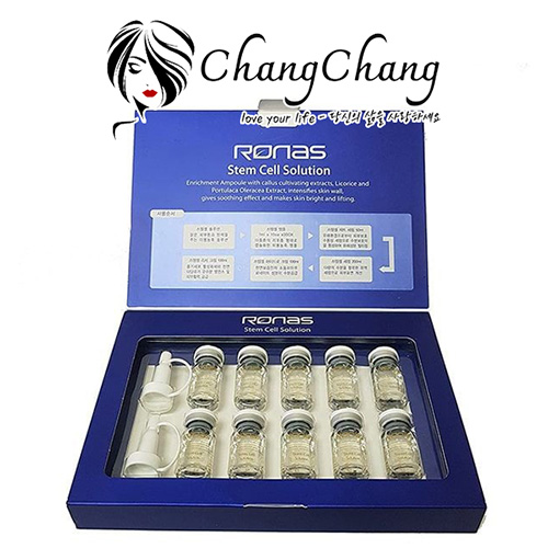 Tế Bào Gốc Ronas Stem Cell Solution Hàn Quốc – Phục Hồi Da Sau Các Liệu Trình MTS, Laser, Peeling