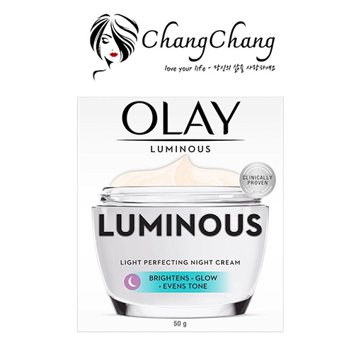 Kem Dưỡng Olay Luminous Sáng Da Mờ Thâm Nám Ban Đêm 50g Luminous Light Perfecting Night Cream