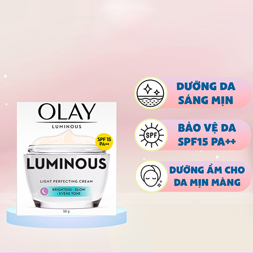 Hình ảnh minh họa củaKem Dưỡng Olay Luminous Sáng Da Mờ Thâm Nám Ban Đêm 50g Luminous Light Perfecting Night Cream