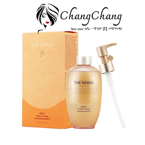 Hình ảnh minh họa củaDầu tẩy trang làm sạch chuyên sâu THE WHOO Gong Jin Hyang Clarifiying Cleansing Oil 200ml