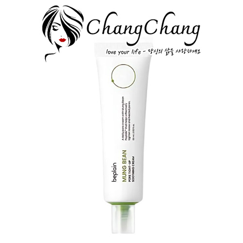 Kem dưỡng ẩm, dịu da Beplain Mung Bean Pore Tight Up Soothing Cream 60ml