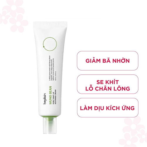 Hình ảnh minh họa củaKem dưỡng ẩm, dịu da Beplain Mung Bean Pore Tight Up Soothing Cream 60ml