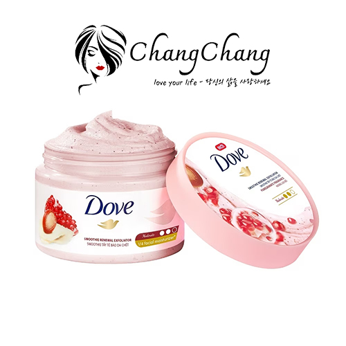 Tẩy Tế Bào Chết Dove Creme Dusch Peeling Hạt Lựu 225ml