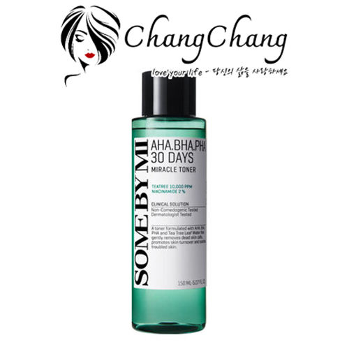 Nước Hoa Hồng Ngừa Mụn Some By Mi Aha-Bha-Pha 30 Days Miracle Toner 150Ml