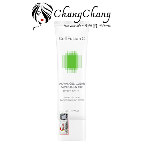 Kem Chống Nắng Cell Fusion C Advanced Clear Sunscreen Oil & Sebum Care SPF50+ PA++++ 50ml (xanh lá)
