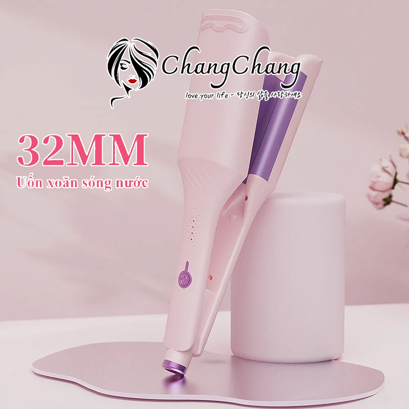 Máy Uốn Tóc Xoăn Sóng Nước chữ S Hippie Trục 32mm - Vlnkovací kulma 32 mm pro S-vlny a Hippie vlny (Trubice 32 mm)